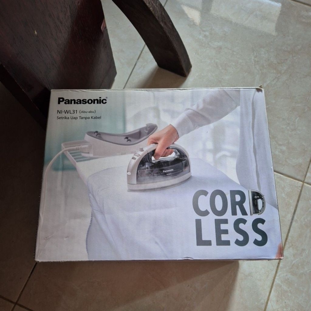 PRELOVED Panasonic cordless iron setrika tanpa kabel