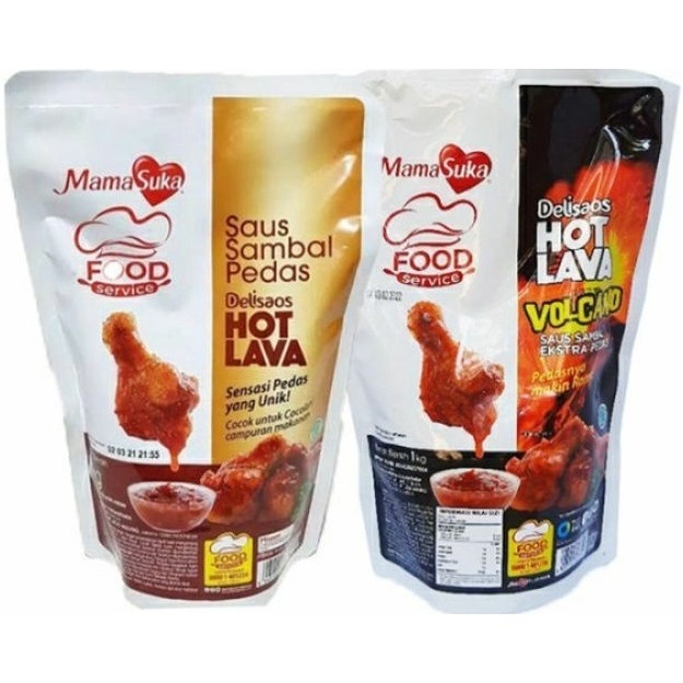 

SAOS/SAUS Hot Lava Mamasuka 1kg / Saus Hot Lava