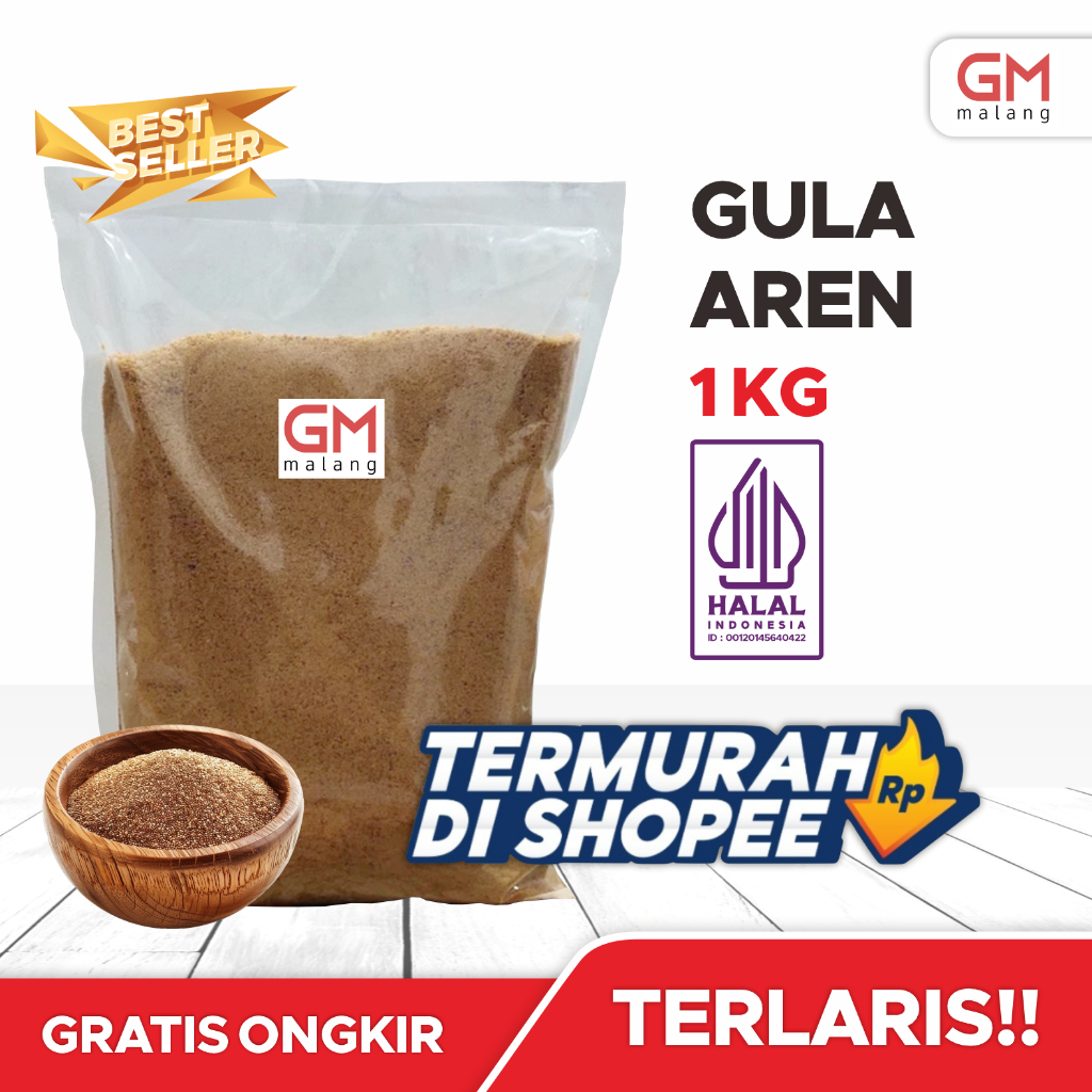 

Gula Aren Bubuk Organik Murni 1 Kg Premium Asli