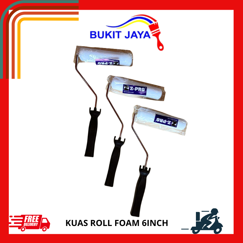 Kuas Roll Zpro FOAM 6 Inch | Paint Roller | Kuas Cat Tembok