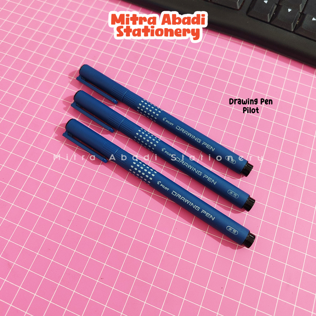 

(1 PCS) DRAWING PEN PILOT / ORIGINAL TINTA HITAM PENA GAMBAR LINER WATERPROOF MURAH 01 02 03 05 08