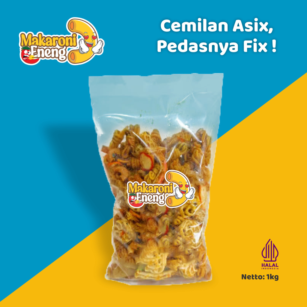 

Makaroni Eneng Mix Pedas Kemasan 250 Gr, 500 Gr, 1 Kg