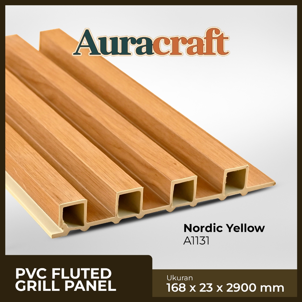 WPC Fluted Grill Panel – Panel Dinding WPC Fluted Grill Interior Eksklusif