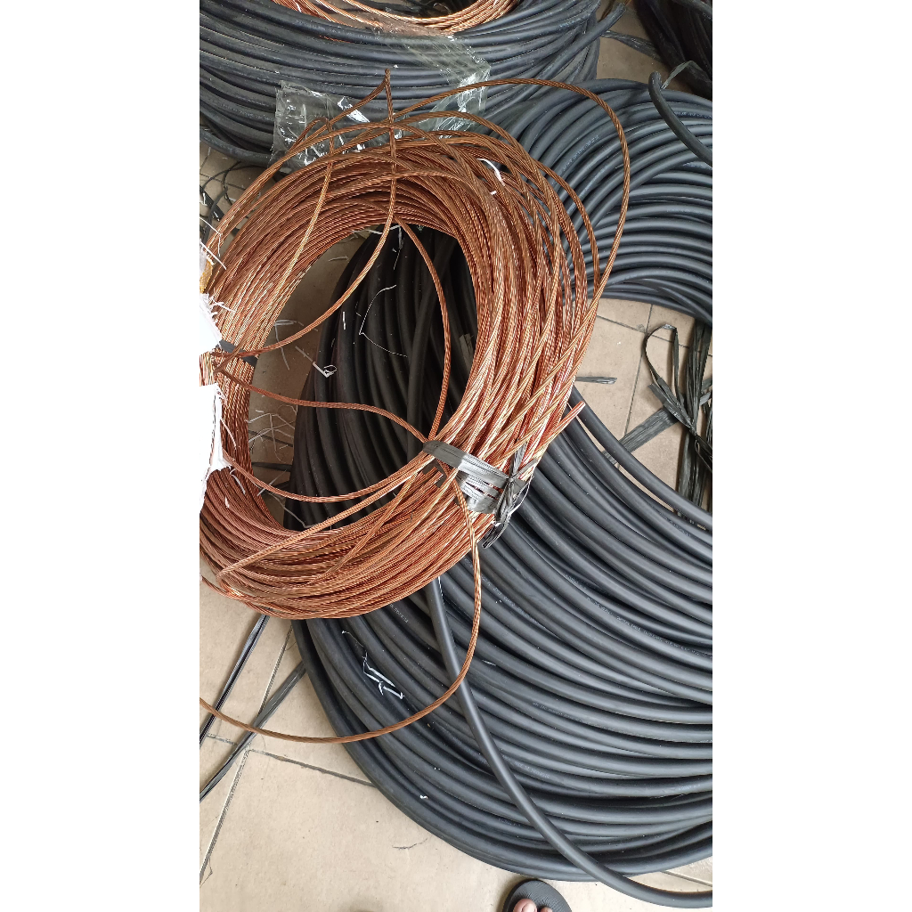 Kabel Bare Copper / Kabel BC / Kabel Tembaga / Kabel Grounding / Kabel Penangkal Petir 4mm/6mm/10mm/