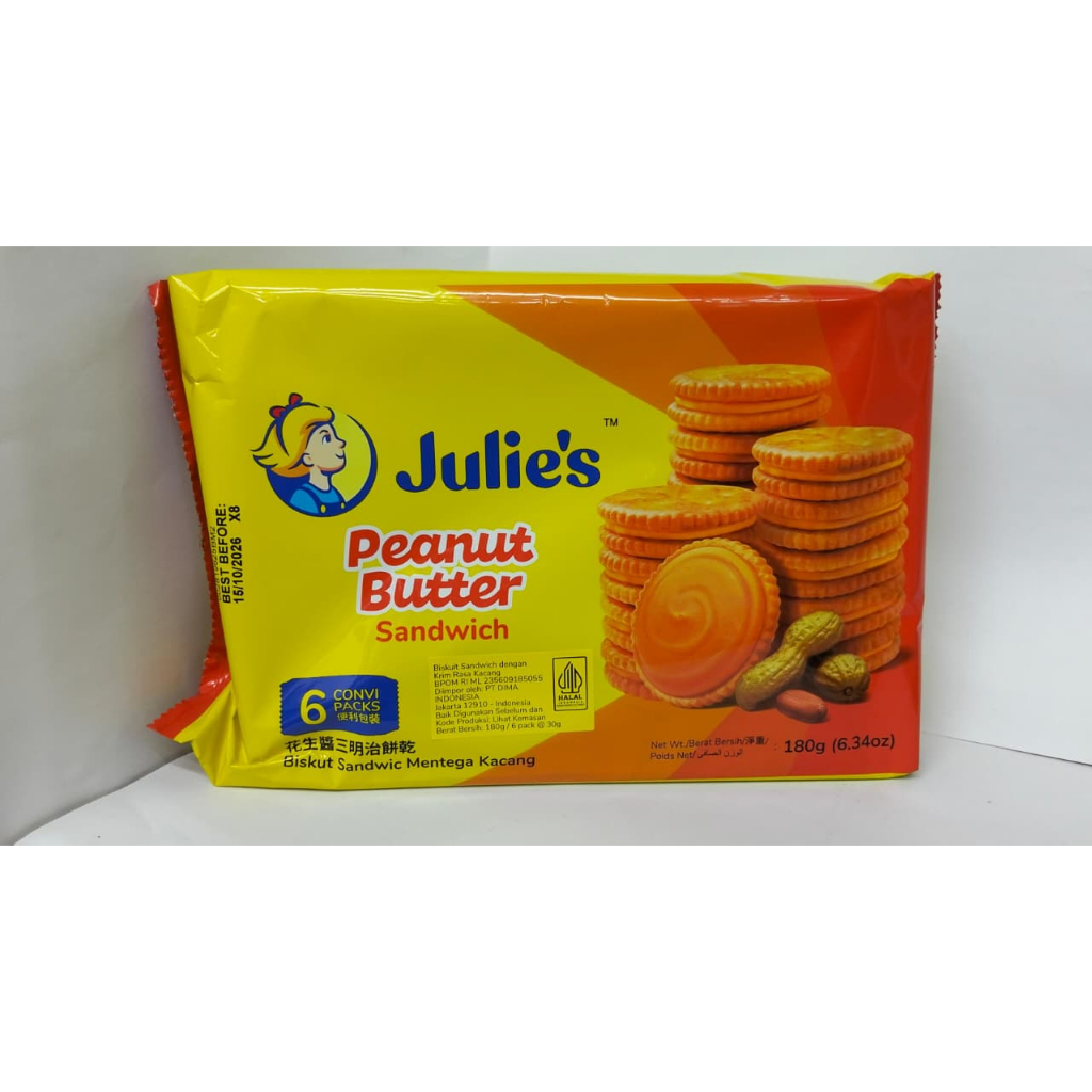 

Julie's Peanut Butter Sandwich 180gr