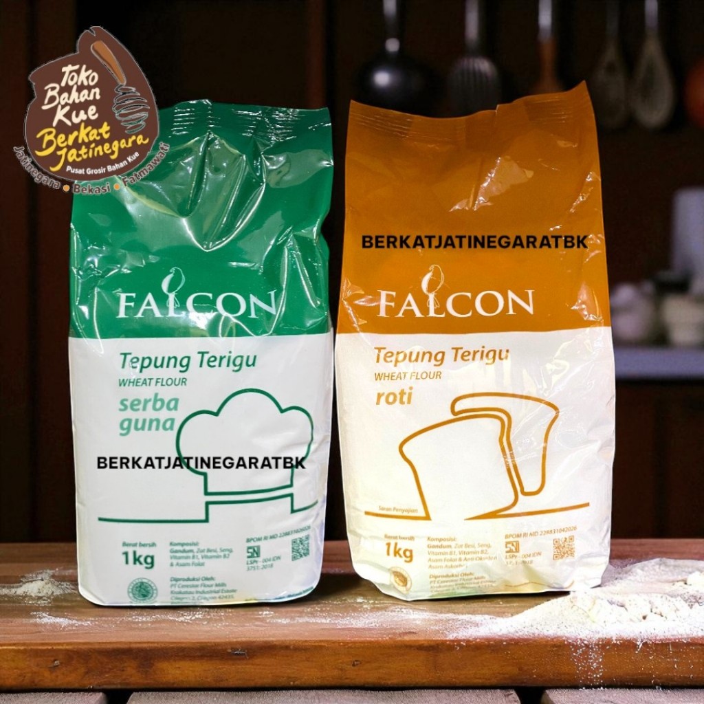

TEPUNG FALCON WHEAT FLOUR KEMASAN 1 KG / TEPUNG TERIGU