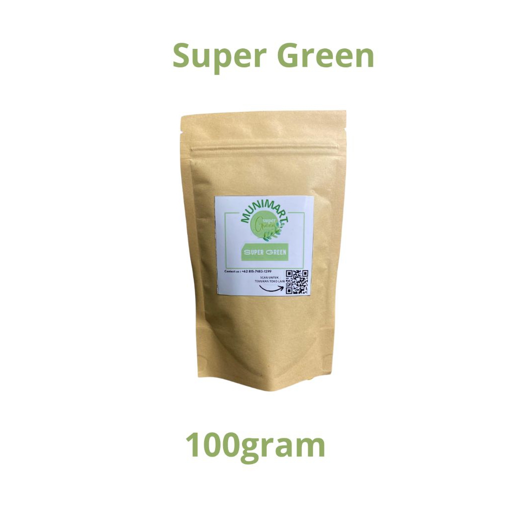 

100gram siap seduh cabang MUNIMART sukabumi bubuk hijau