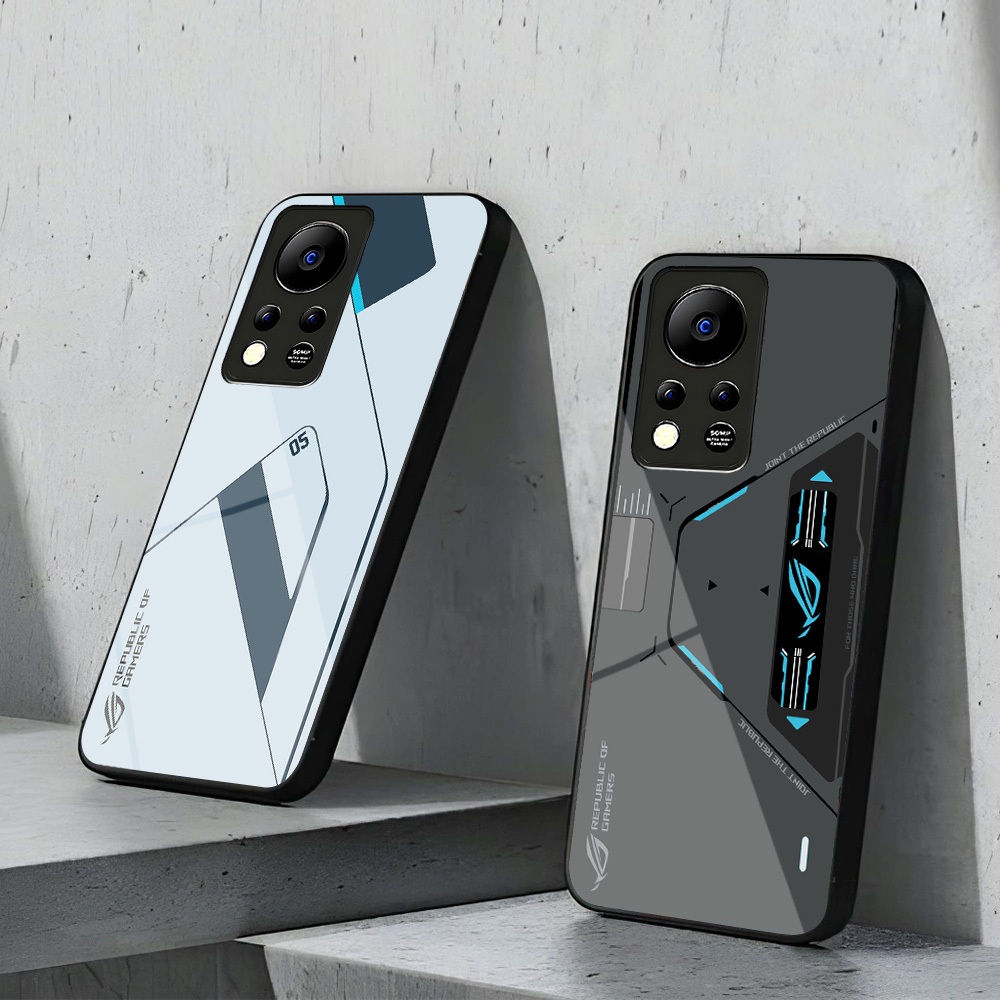 Urban Casing Infinix Hot 11S NFC Motif ROG M72 Terbaru softcase Glossy - New produk - Case Glas - ca