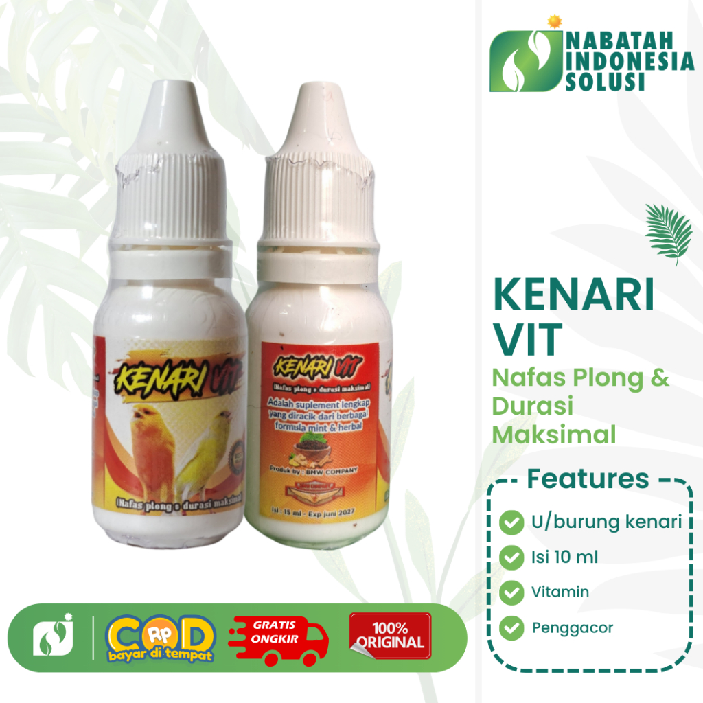 KENARI VIT VITAMIN BURUNG KENARI NAFAS PLONG DURASI MAKSIMAL SUPLEMEN BURUNG