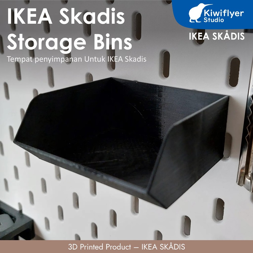 Tempat Penyimpanan IKEA Skadis - IKEA Skadis Storage Bins