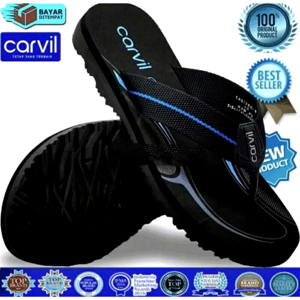 Sandal Dewasa Pria & Wanita/sendal cowok keren kekinian 2024 / sandal pria carvil terbaru / sandal d