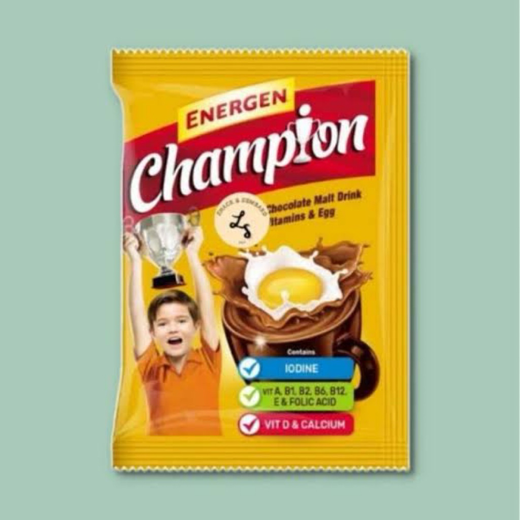 

Energen Susu Coklat Champion Pilihan tepat untuk anak-anak