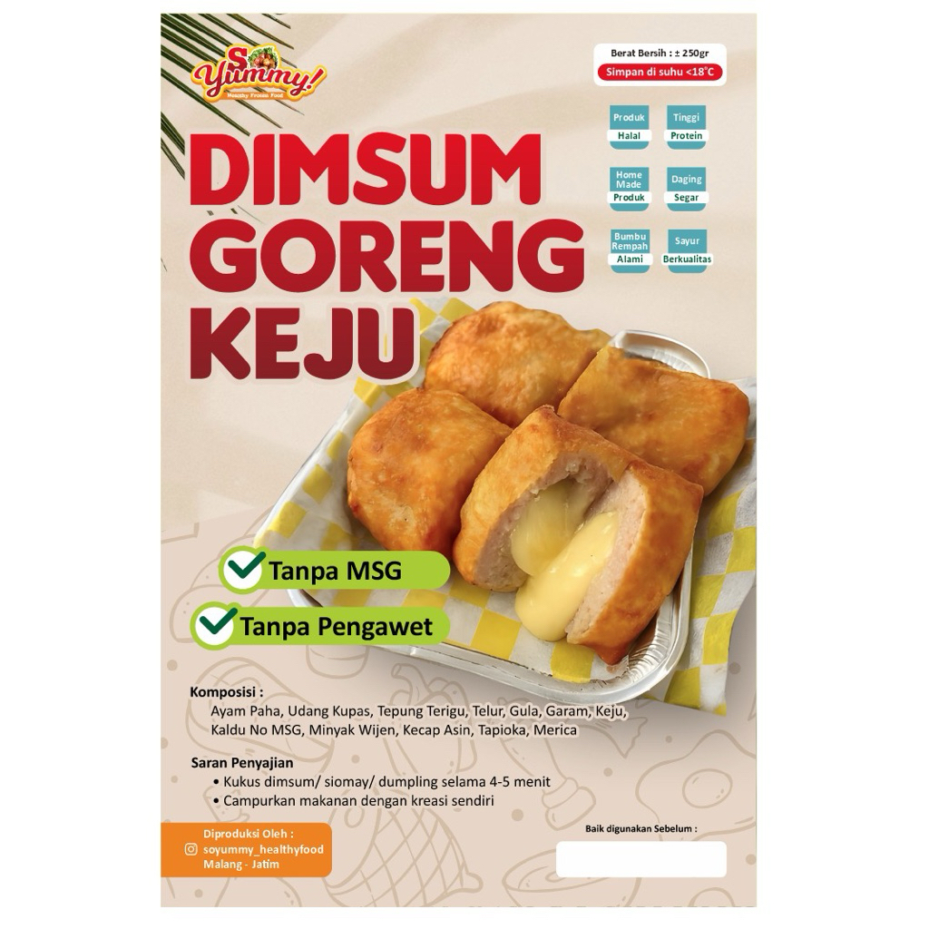 Dimsum Goreng Keju So Yummy