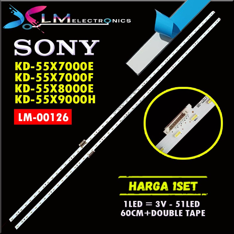 BACKLIGHT SONY 55 KD-55X7000E KD-55X7000F KD-55X8000E KD-55X9000H KD55X7000E KD55X7000F KD55X8000E