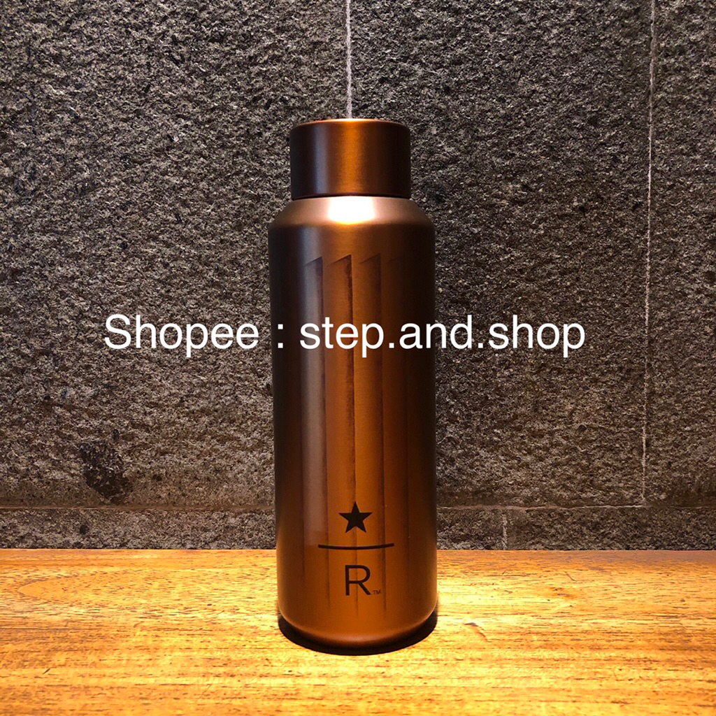 Starbucks Tumbler Stainless Reserve Gold Black 2025 Ed - Limited Edition