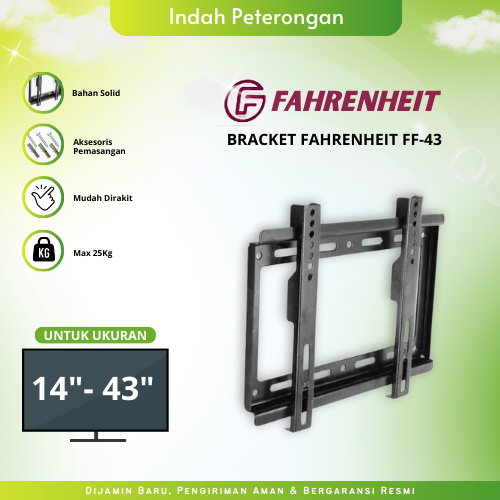Bracket TV LED Fahrenheit 14-43"/ Bracket TV Murah Jombang / Bracket Fahrenhet / bracket LSO