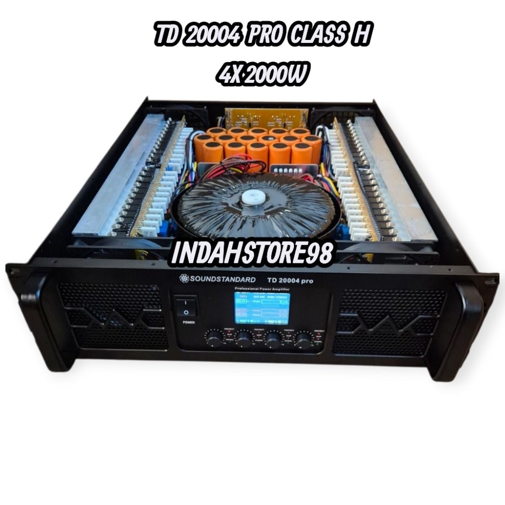 Power Soundstandard TD20004 Class H Power 4 Channel Soundstandard TD 20004 Pro