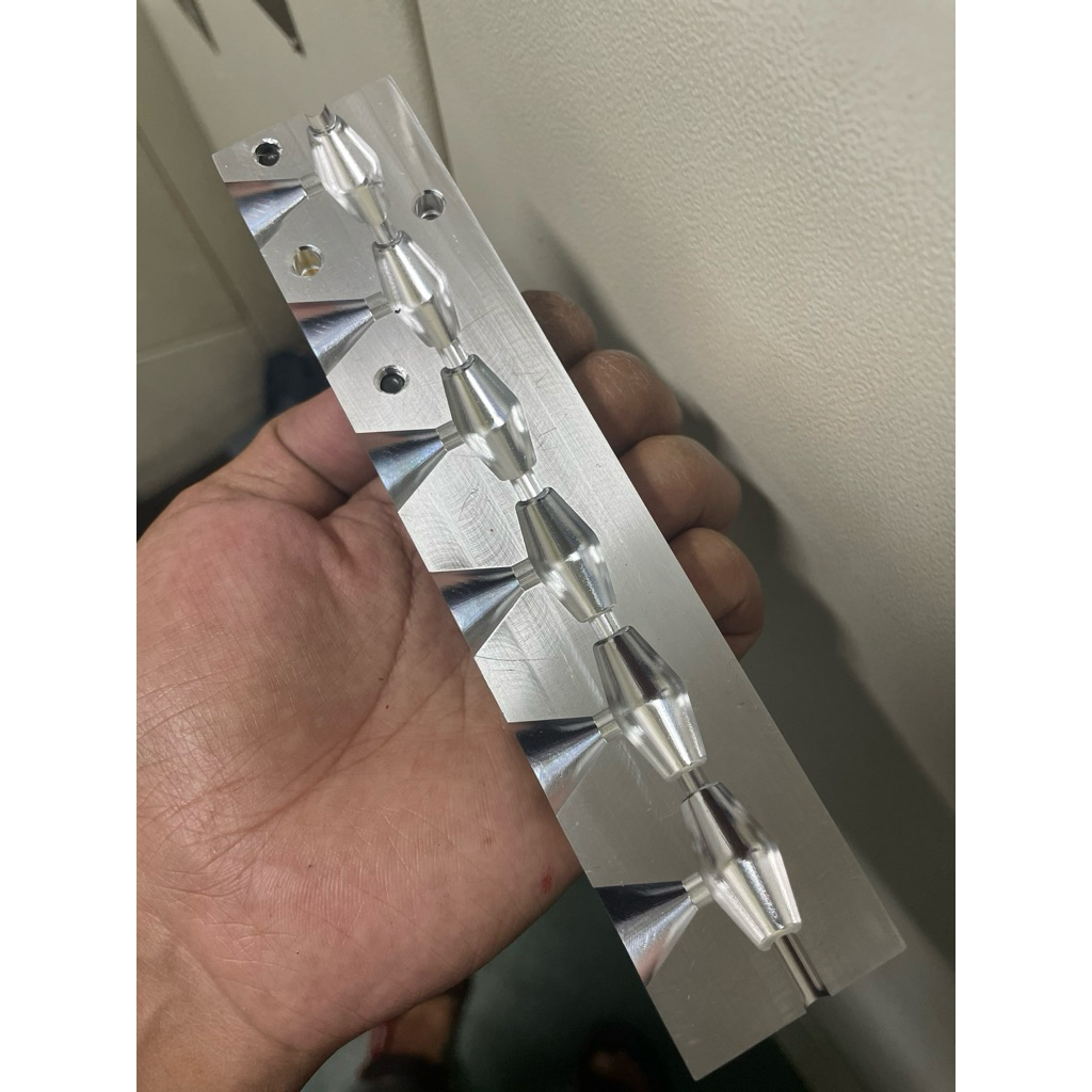 cetakan timah jala ikan