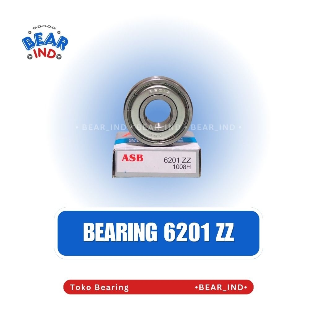 BEARING 6201 ZZ ASB / LAHER 6201 ZZ / LAKER 6201 ZZ