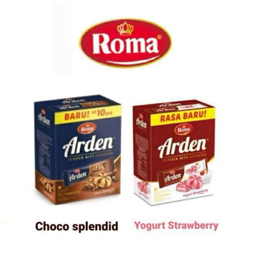 

Roma Arden biscuits 1Box isi 10pack @27gram 2varian rasa
