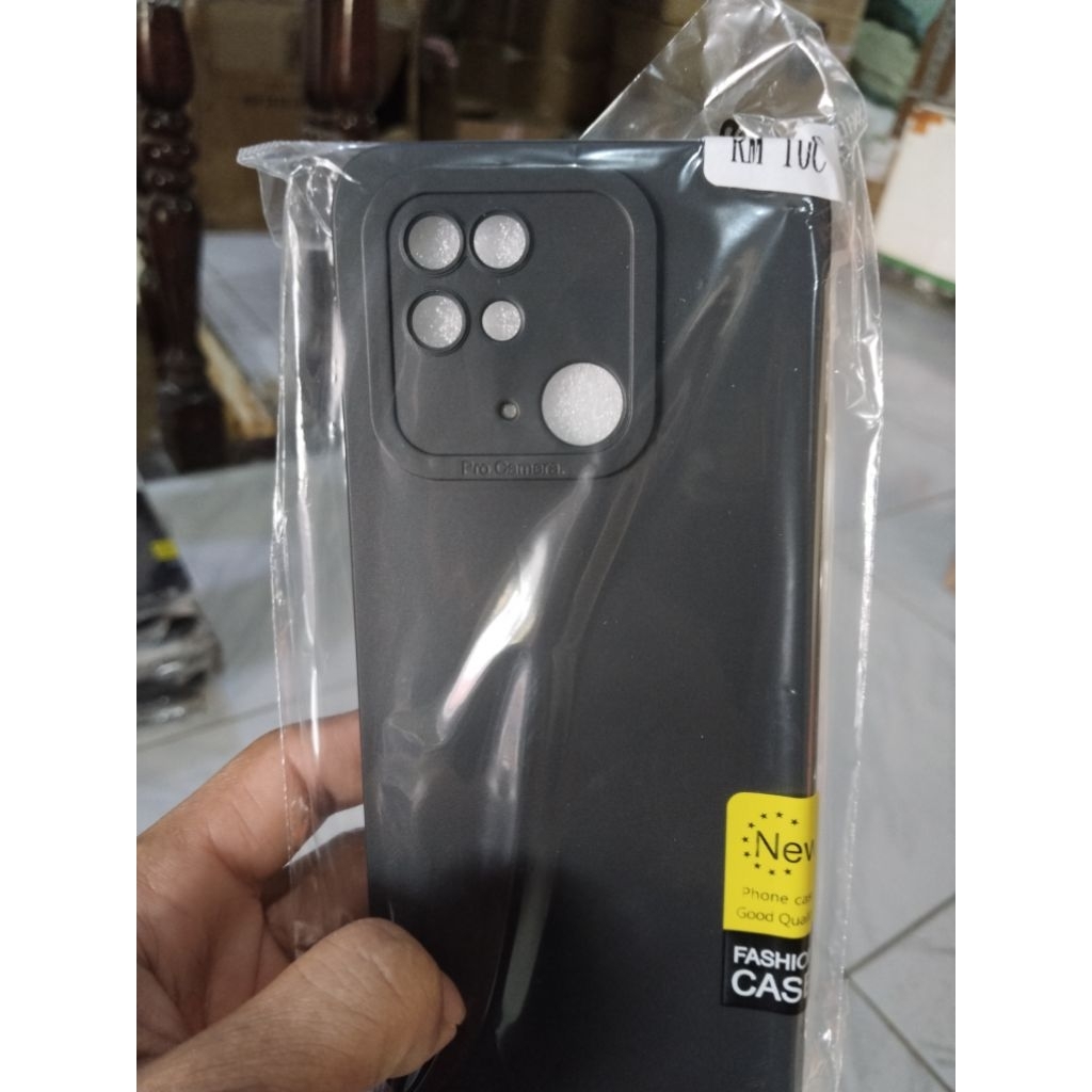 Casing Xiaomi Redmi 10C SoftCase Black Matte