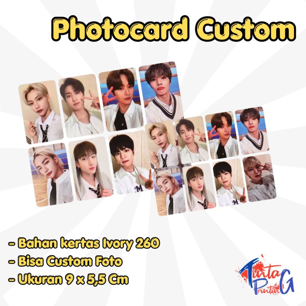 PHOTOCARD/CUSTOM PHOTOCARD/CETAK PHOTOCARD/PHOTOCARD CUSTOM SENDIRI