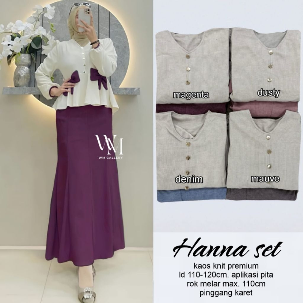 HANNA SET DRESS BY WM