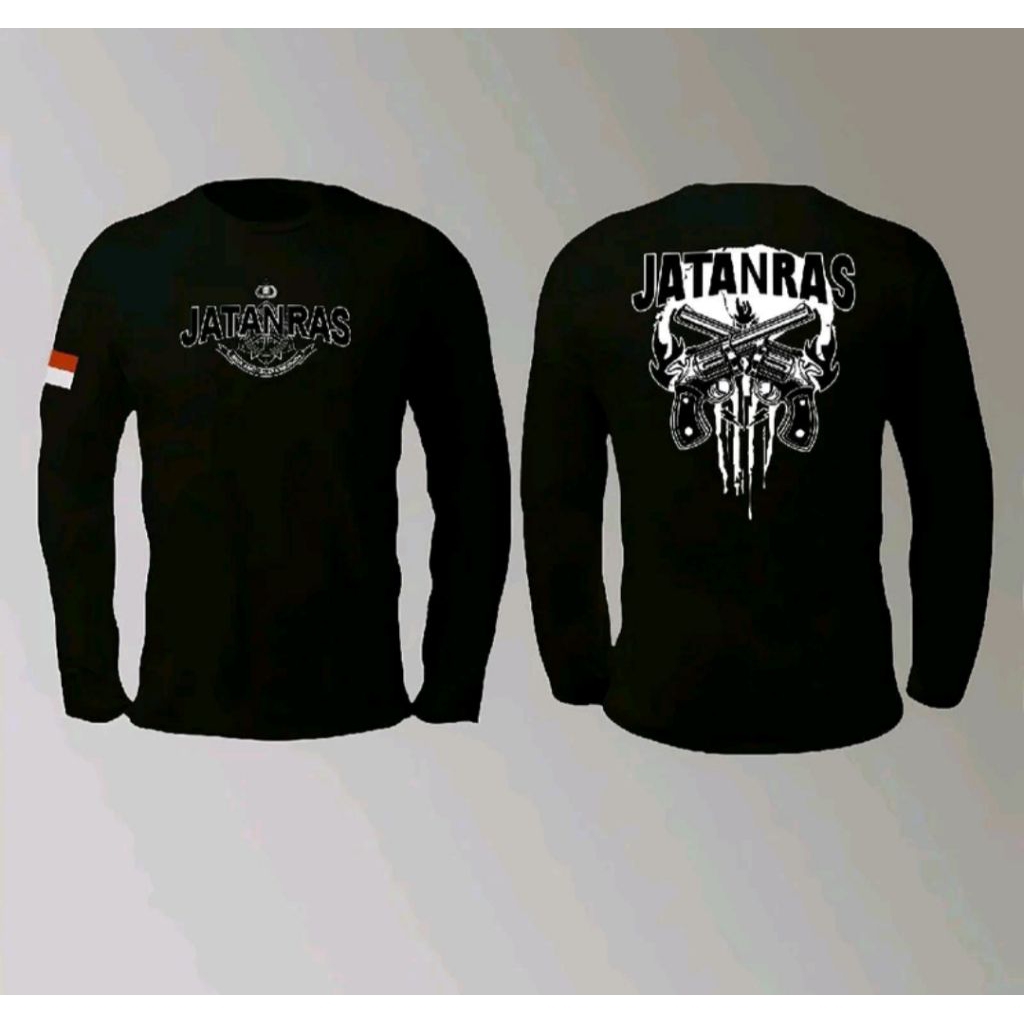 Kaos Lengan Panjang Jatanras Desain Skull