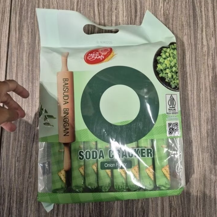 

Meidan Soda Cracker biskuit rasa Onion 388gr