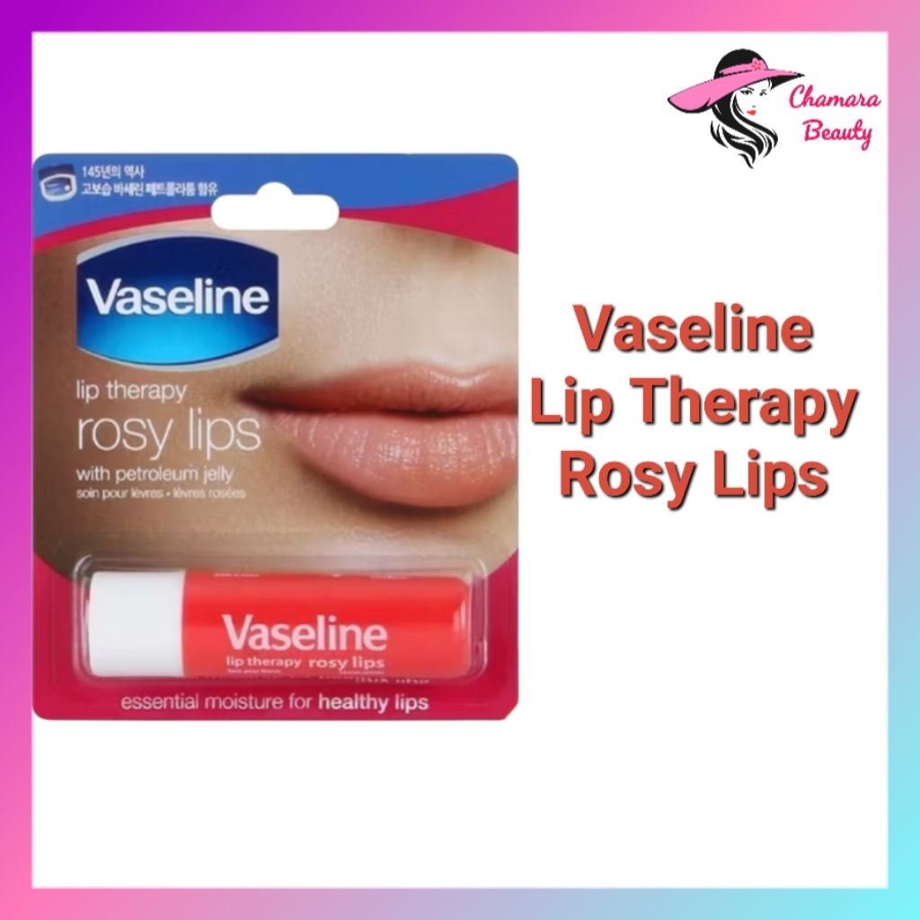 Vaseline Lip TherapyRosy Lips,Lip Blam Vaseline,Lipstik Vaseline,Lip therapy Vaseline