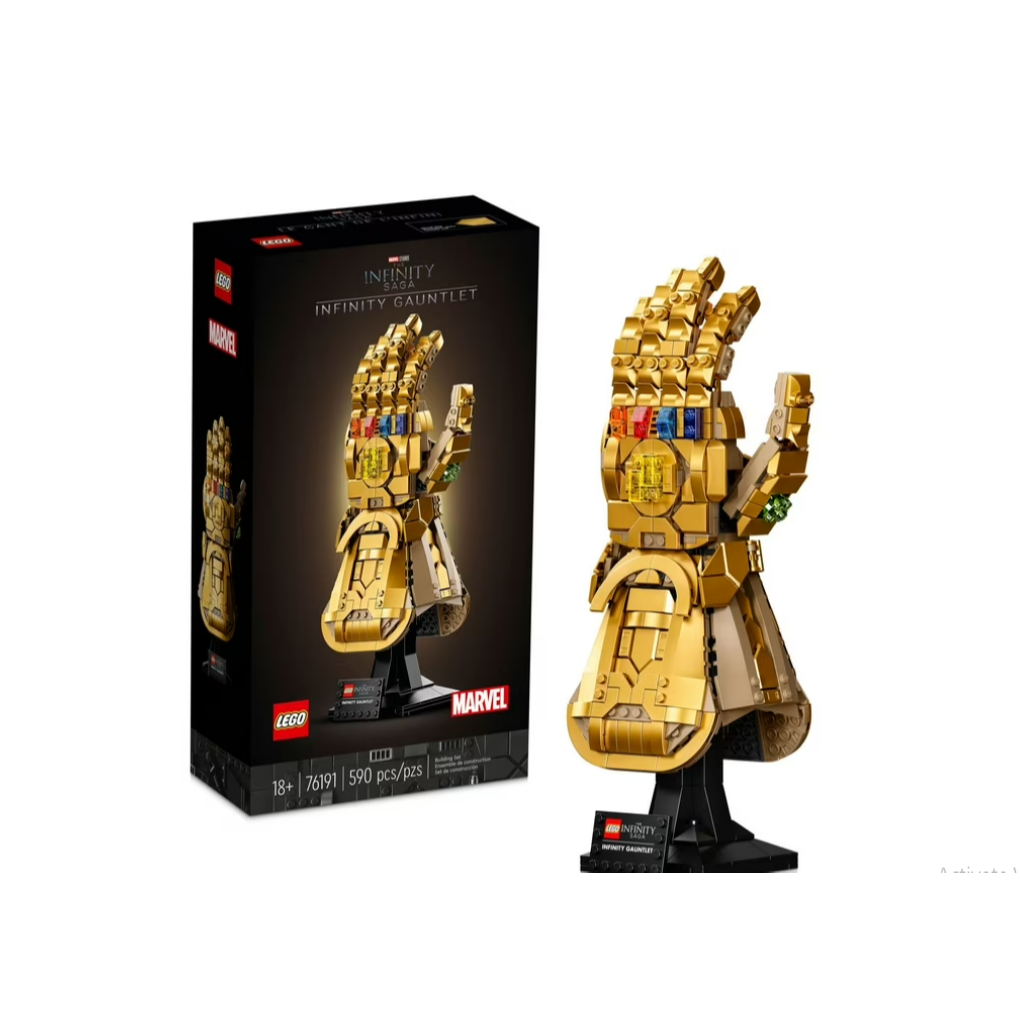 LEGO Marvel Infinity Gauntlet Set 76191, Thanos Glove with Infinity Stones, Collectible Adult Buildi