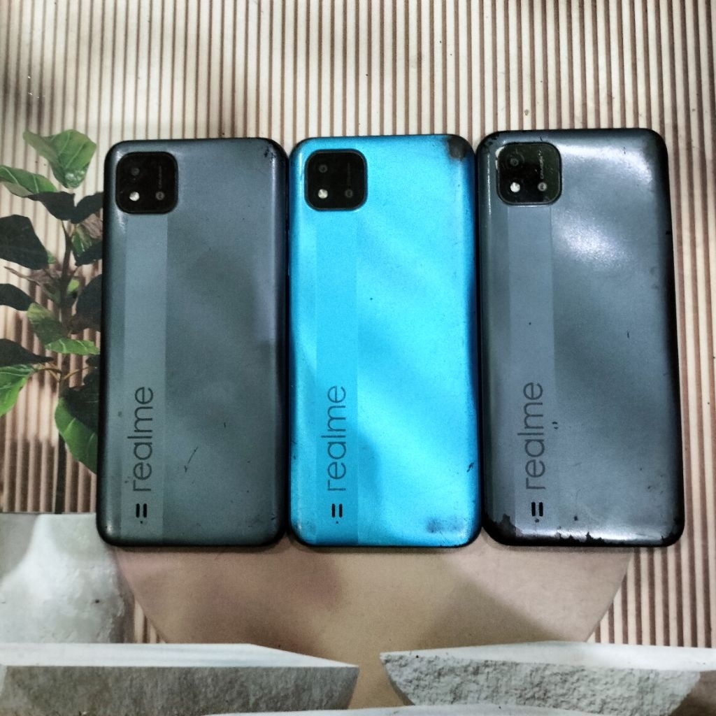 Realme C11 2021 Mesin Normal, lcd minus