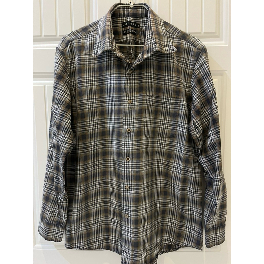 Kemeja Katun CAFE SOHO (Preloved)