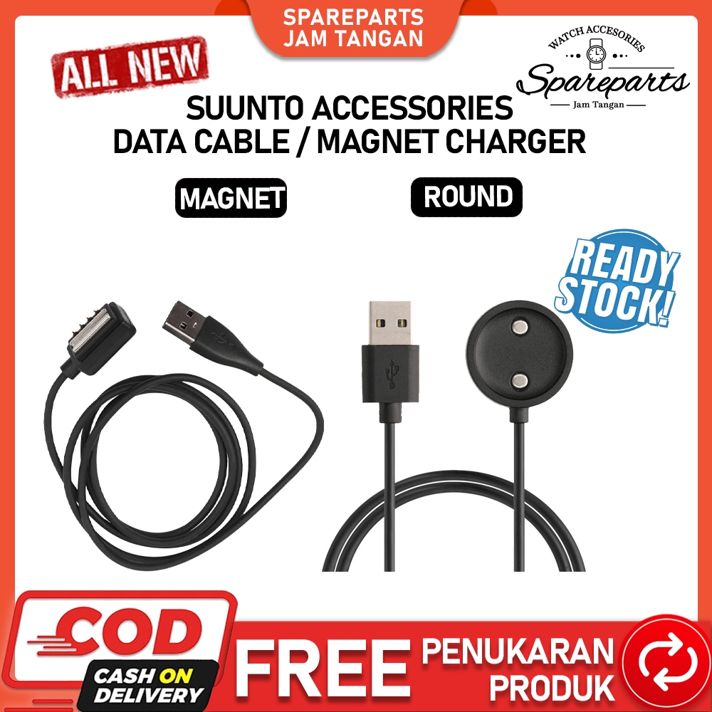 Kabel Charger Suunto Cable Fast Charging Smartwatch Original