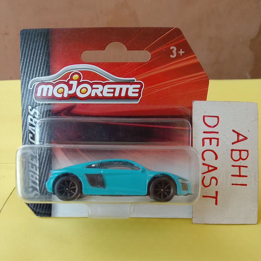 Majorette audi r8 hijau miniatur diecast majorette jepp audi r8 original skala 64