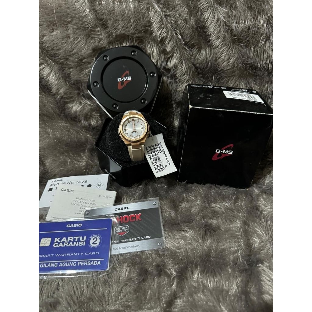 Jam Tangan CASIO GMS ROSEGOLD 100% ORI