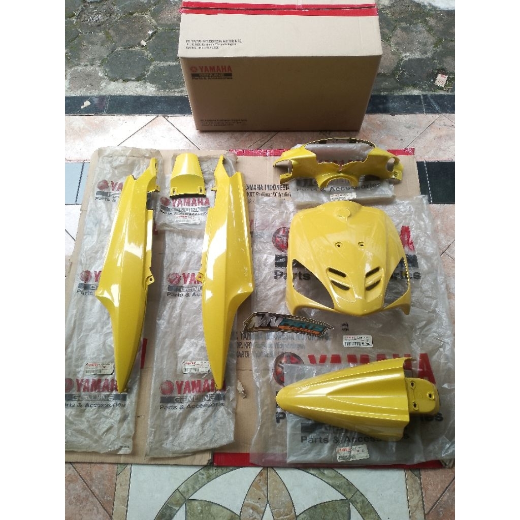 Body Halus Fullset Yamaha Mio Sporty Kuning Yellow RYC 2004-2005 Original YGP New Old Stock