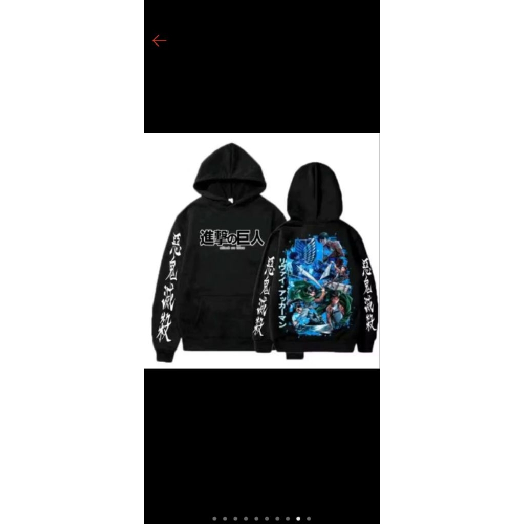 SWEATER HOODIE ANAK MOTIF ANIME KILUA UNTUK UMUR 2-12 TAHUN