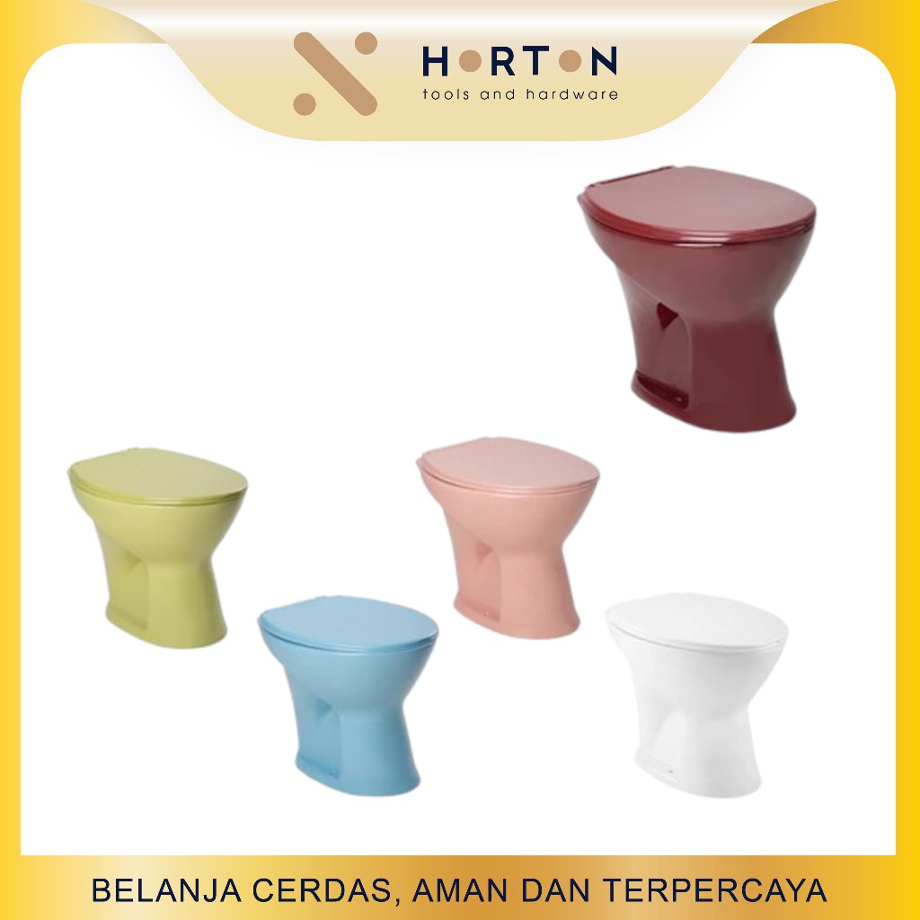 Kloset Duduk Siram Triliun Ware Eureka / Closet Duduk Toilet WC