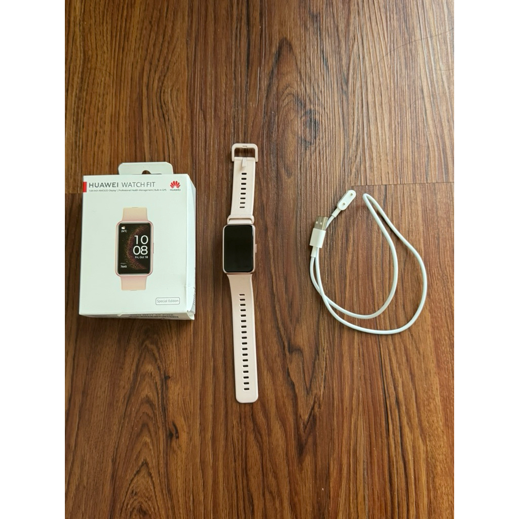 huawei  watch fit se special edition pink preloved murah huawe murah smartwatch murah