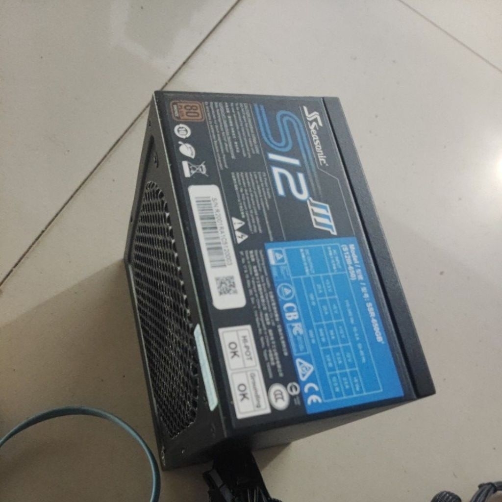 power supply seasonic 650watt 80plus bronze