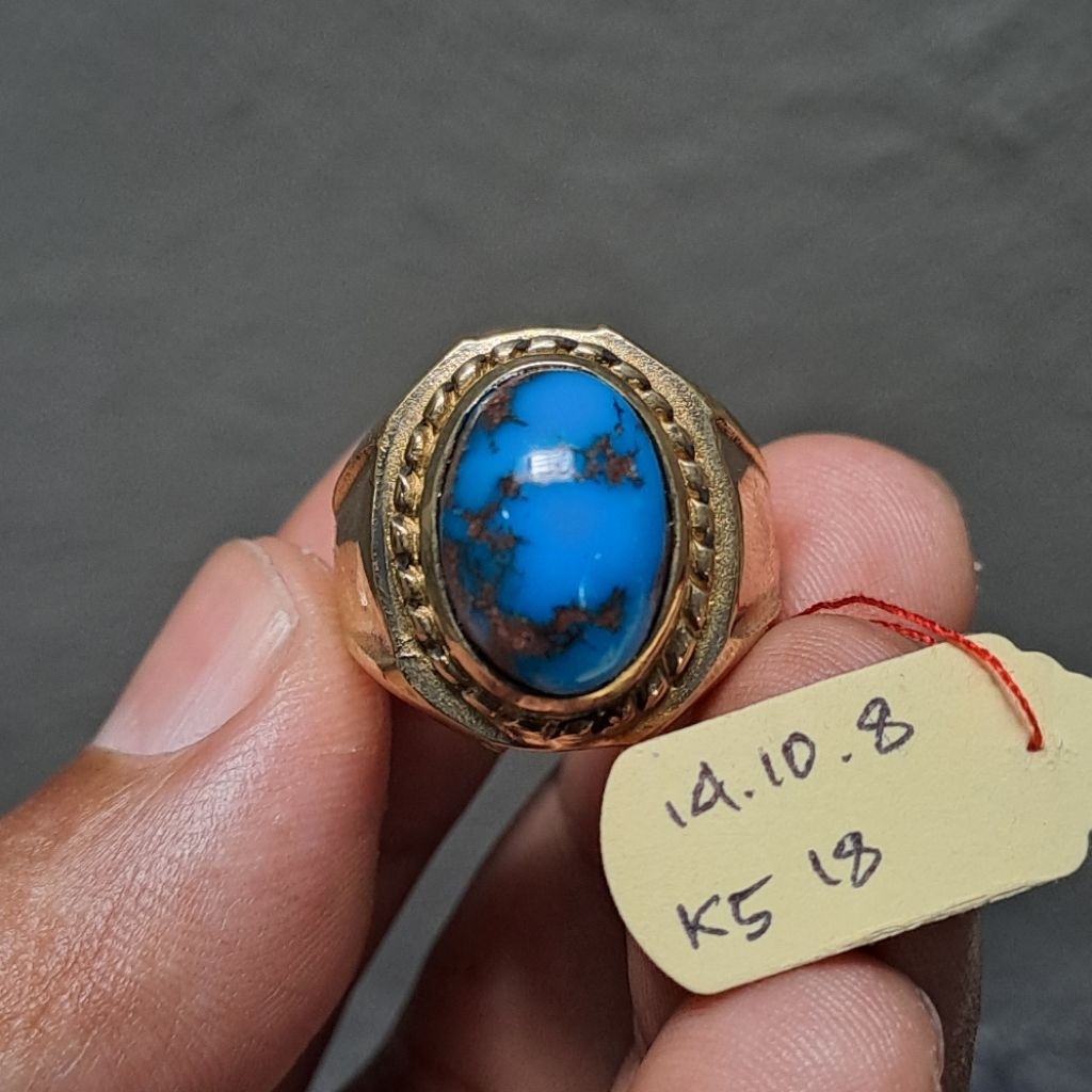 CINCIN 8 PIRUS MESIR URAT MERAH ROYAL BLUE MINION