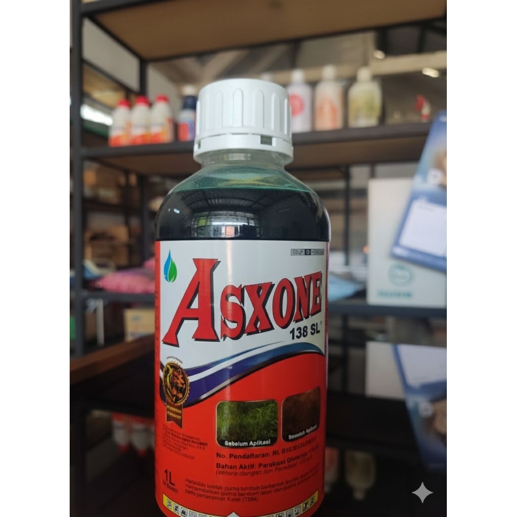 Herbisida ASXONE 138 SL 1 LITER - Parakuat Diklorida Pembakar
