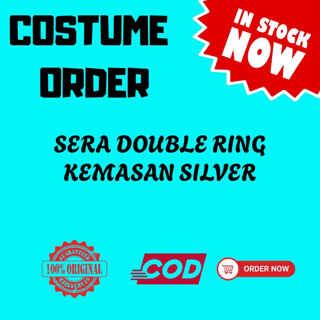 

Costume Order || S3-RA Double Ring Kemasan Silver Original 100%