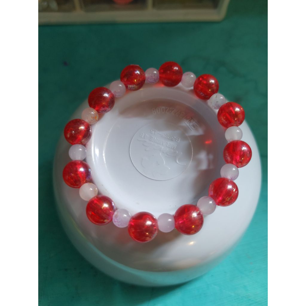 Gelang kristal mote kaca manik manik