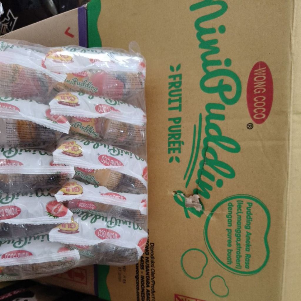 

WONG COCO MINI PUDING PER PACK ISI4. KARTONAN ISI 60PACK