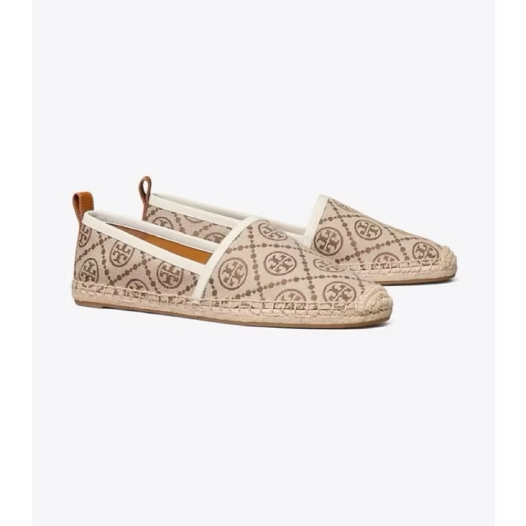 Tebe Shoes T Monogram Espadrille - Hazel New Ivory