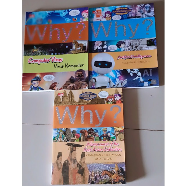 Buku Komik WHY Second Murah - Komik Sains - Koleksi Bacaan Edukasi Anak - Bekas Bagus Layak Baca