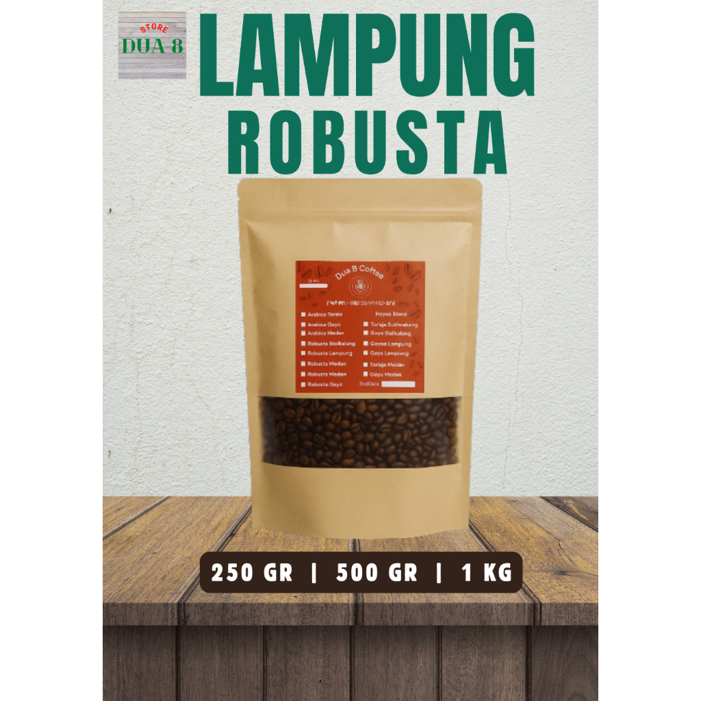 

BIJI KOPI BUBUK ROBUSTA LAMPUNG - ROASTED BEAN