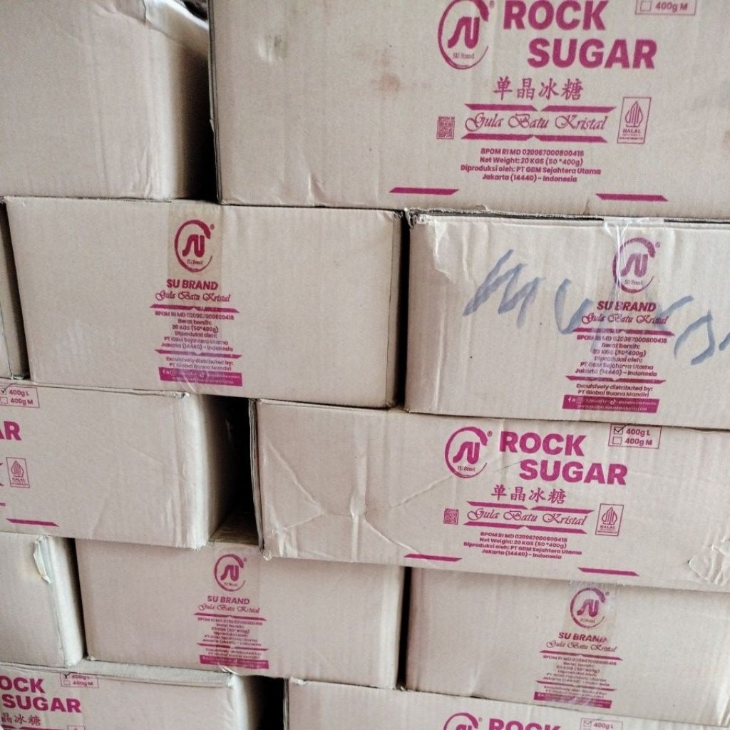 

1 DUS ROCK SUGAR SU / GULA BATU KRISTAL 400 gram